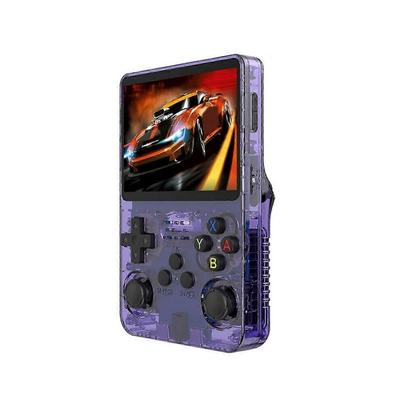 R36S Retro Handheld Videospielkonsole Linux-System 3,5 Zoll IPS-Bildschirm Tragbarer Taschen-Videoplayer weniger