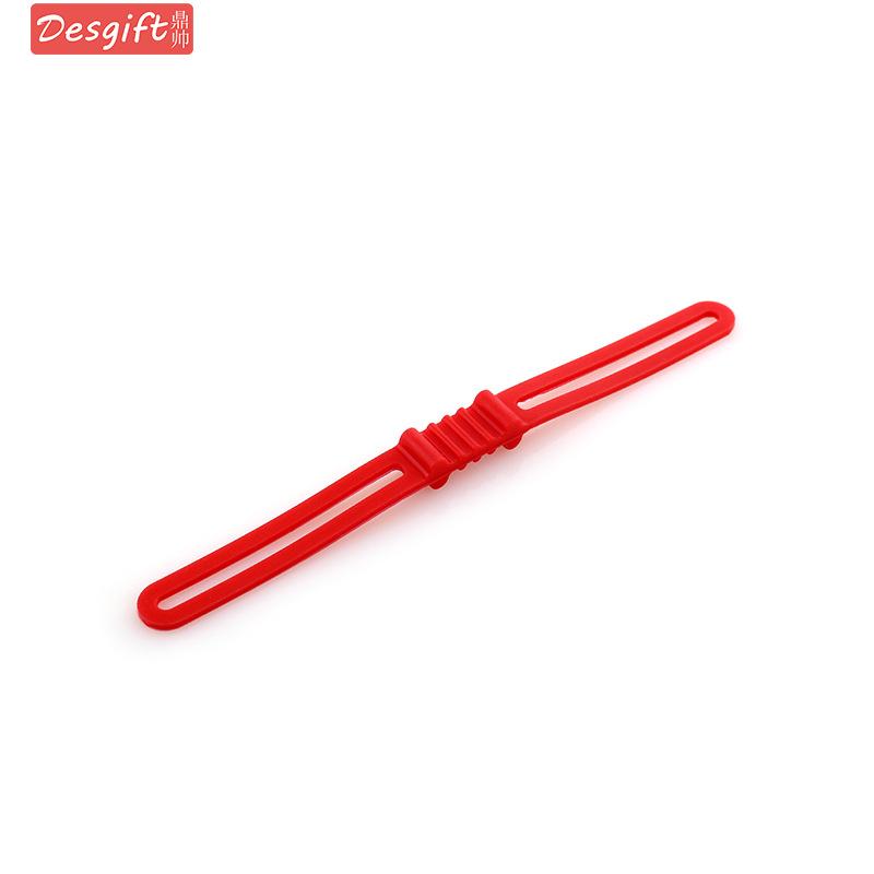 High Tensile Silicone Bicycle Strap Flashlight Small Audio Multi-functional Strap Riding Supplies