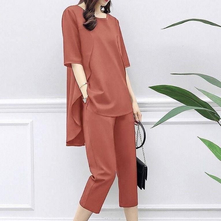 Spring 2 Piece Set Women Casual Tops+pants Female Costume Tracksuit Women Suit Plus Size