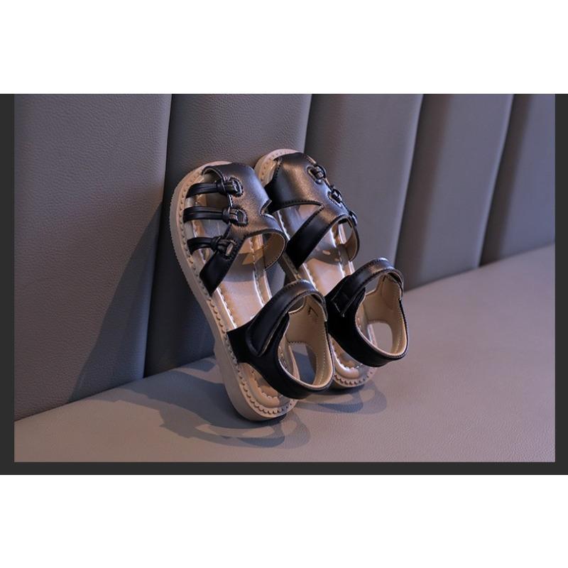 Girls' Sandals Closed-Toe Woven Shoes for Toddlers & Young Kids, Soft-Sole Beach Sandals for Children Girls' Party Shoes