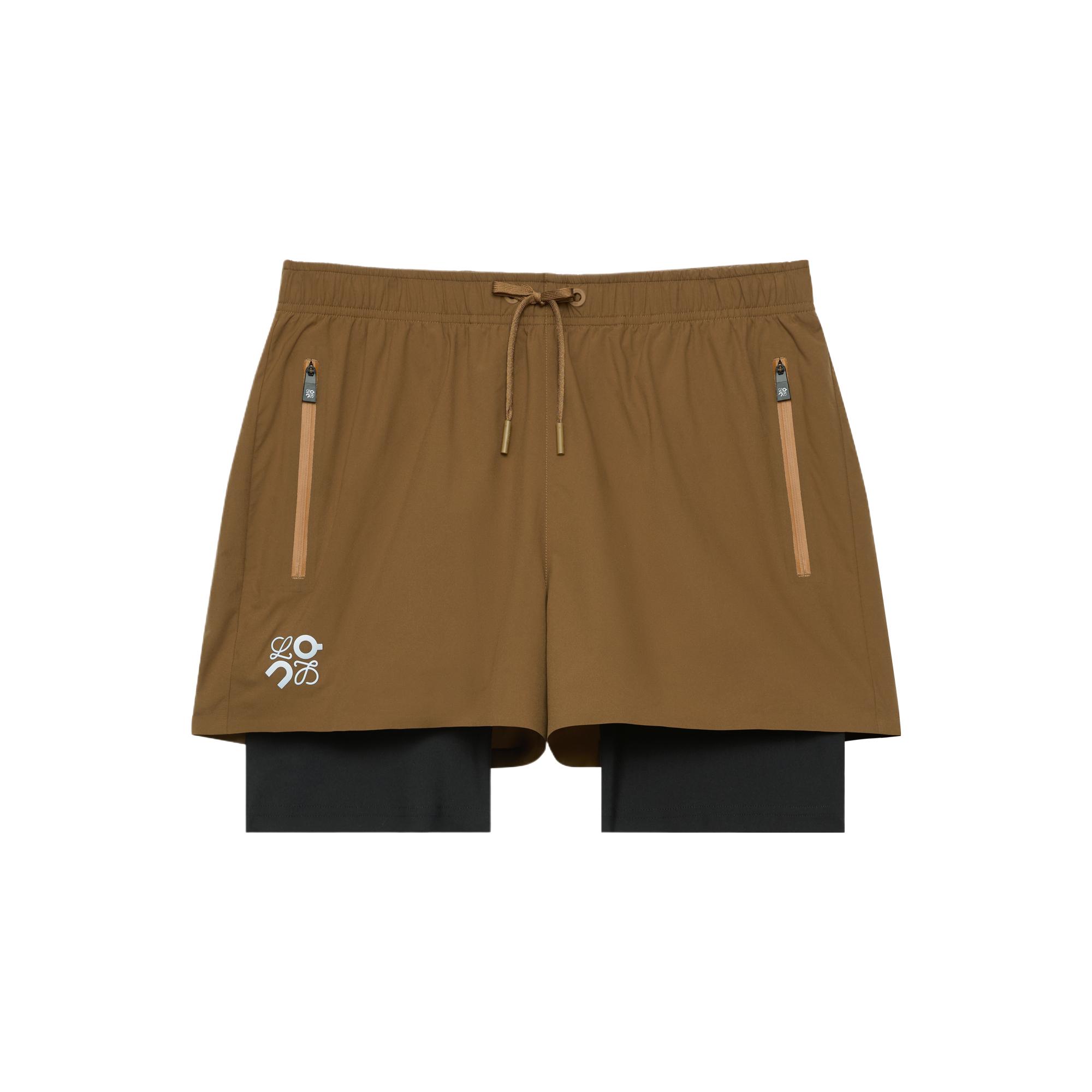 ON Running Op X Loewe Performance SS25 Zacht Comfortabel Casual Mode Veelzijdig Sportbroekje Herenbroek Bruin 1MF11484440 S