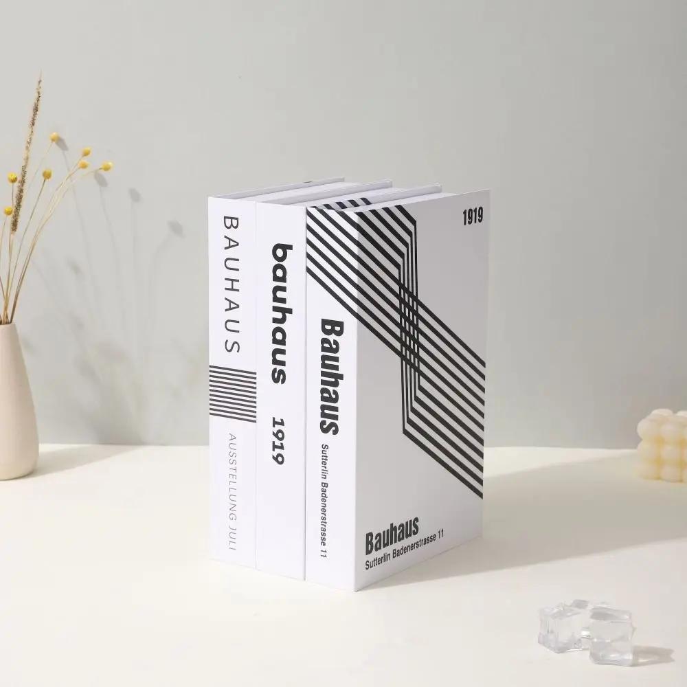 Multiple Styles Paper Craft Graphic Simulated Books Artistic Luxury Fake Books Nordic Style Book Model Coffee Shop