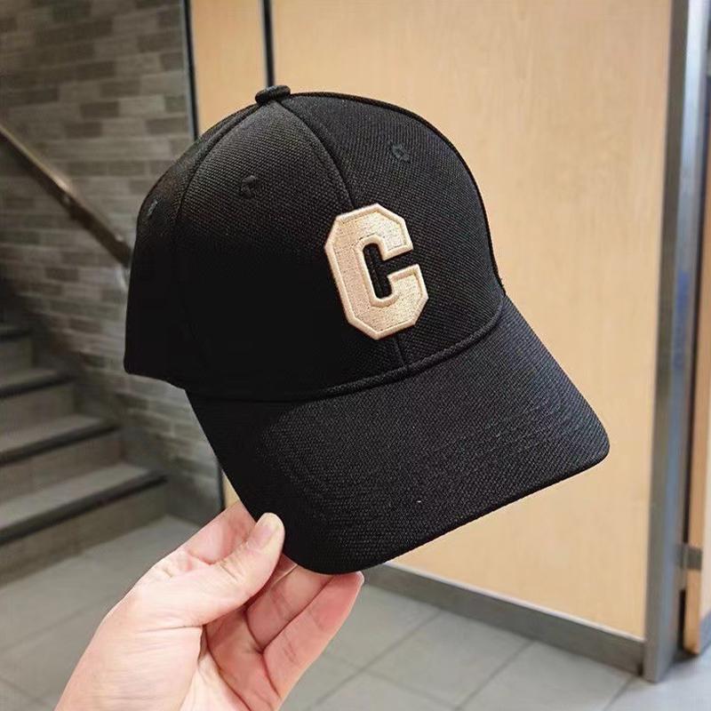 Men'S And Women'S Hats  Style C Letter Embroidered Baseball Caps Korean  Couple Snap Hats Men'S And Women'S Sun Hats