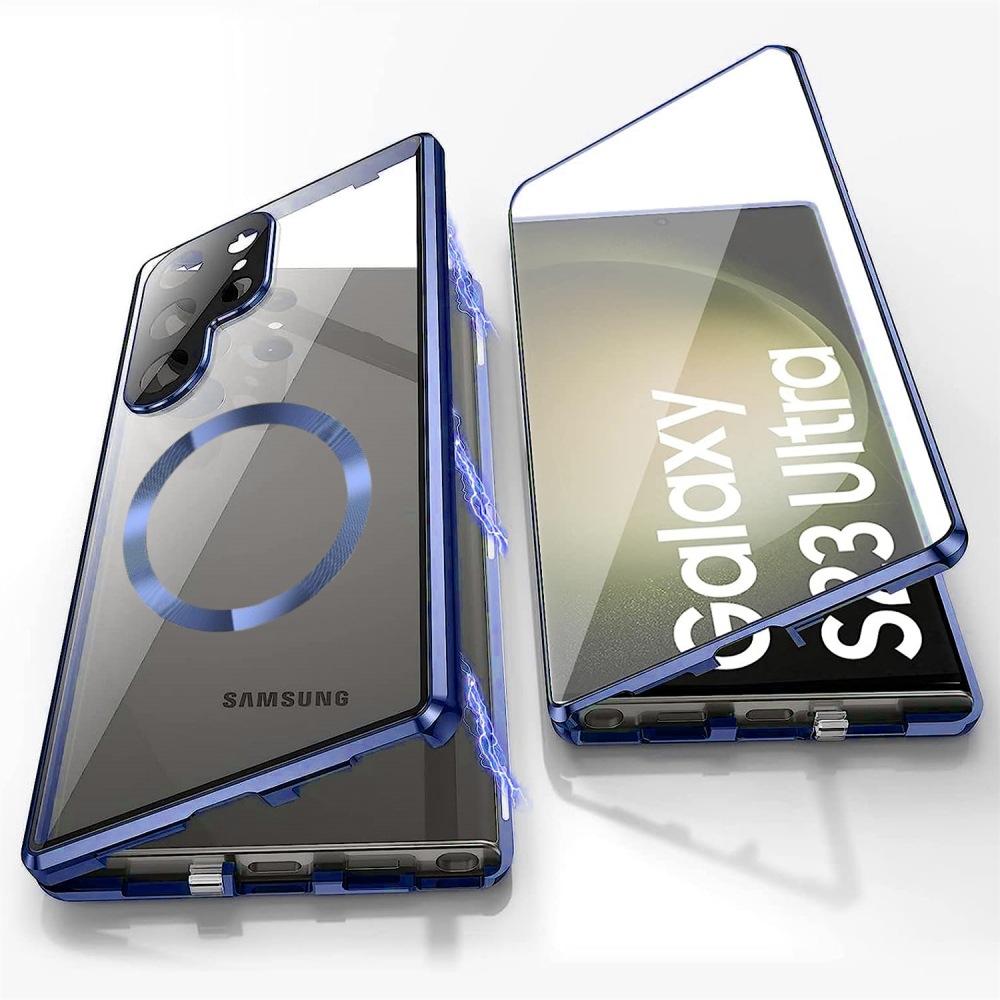 Suitable for Samsung S25U Magneto S24ultra Magsafe Mobile Phone Case Metal Glass Guard Clasp