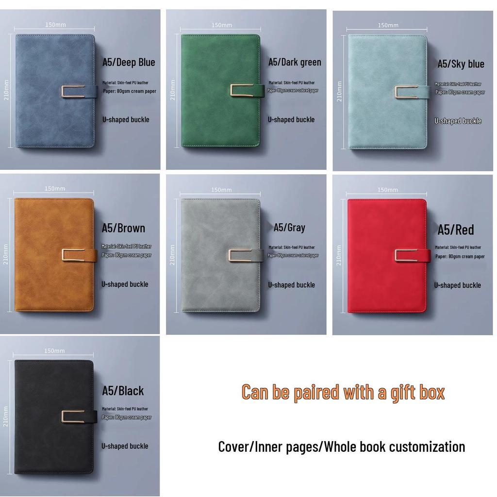 Customizable Notebooks and Notepads: A5 and B5 Stationery Sets with Printable Logo and Inner Page Options