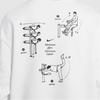 Nike Men's Casual Crewneck Pullover Long-Sleeve Sweatshirt White
