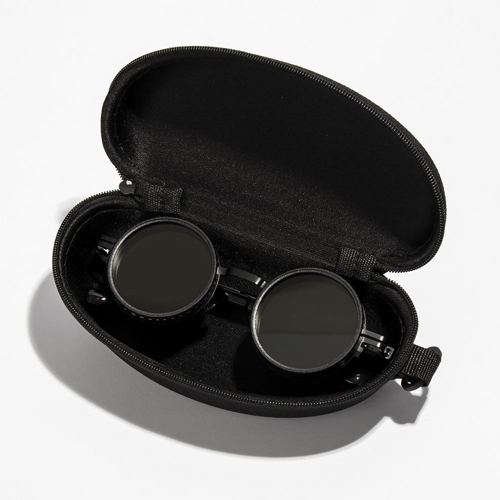 9 Level Dimming Fishing Sunglasses Round Anti-UV Glasses Clarity Polarized Sunglasses  Driving