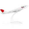 QIYUMOKE JAL Japan Airlines Boeing 747 Airplane Finished Model with Plastic Desktop Display Creative Passenger Aircraft Decoration 1/400 Model,