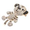 Rhinestone Brooch Cute   Shape Fashionable Exquisite Brooch Pin for Women Clothes Decoration Gift