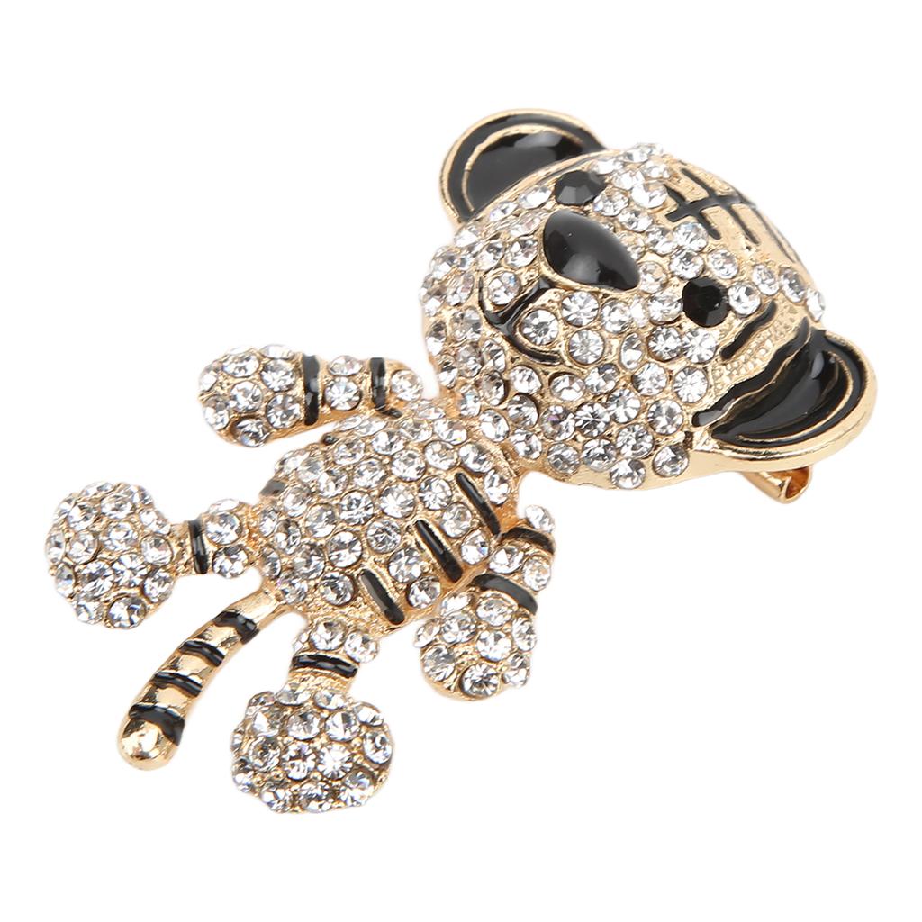 Rhinestone Brooch Cute Shape Fashionable Exquisite Brooch Pin for Women Clothes Decoration Gift