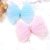 Children's Hairpin Lace Bowknot Kids Hairpins Hair Clip Beads Crown Decoration Sweet Kids Headwear