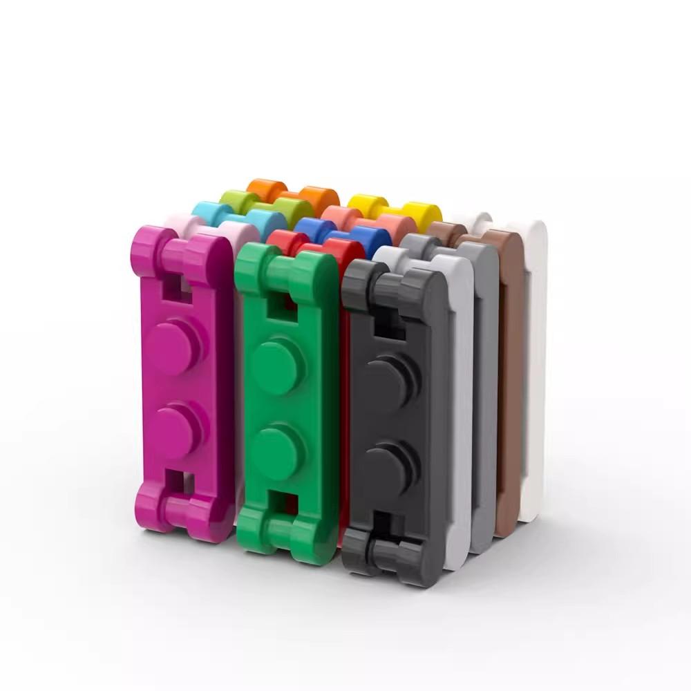 

20pcs MOC parti 18649 piastra speciale 1x2 con maniglie sulle estremità mattoni compatibili fai da te blocco di particelle bambi