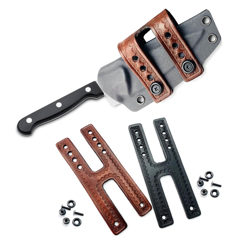 IWB Soft Belt Rings Holsters Double Straps Heavy Duty Holsters Clip Works with 1.25-2'' Belts Sheath Belt Rings Hardware