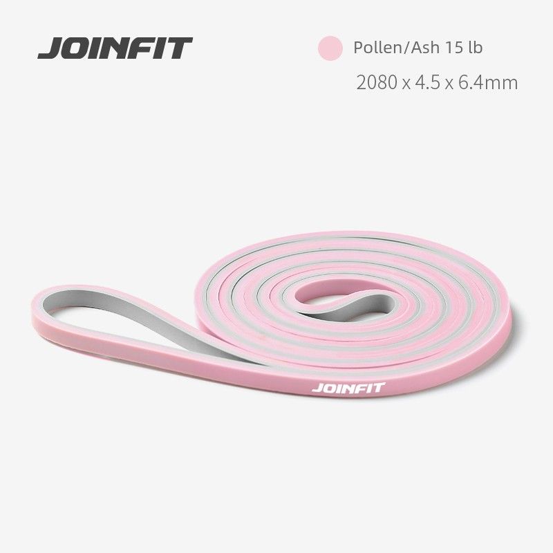 

Joinfit Pull-Ups Assist Flat Rubber Band Yoga Sakura Powder(15 pounds)