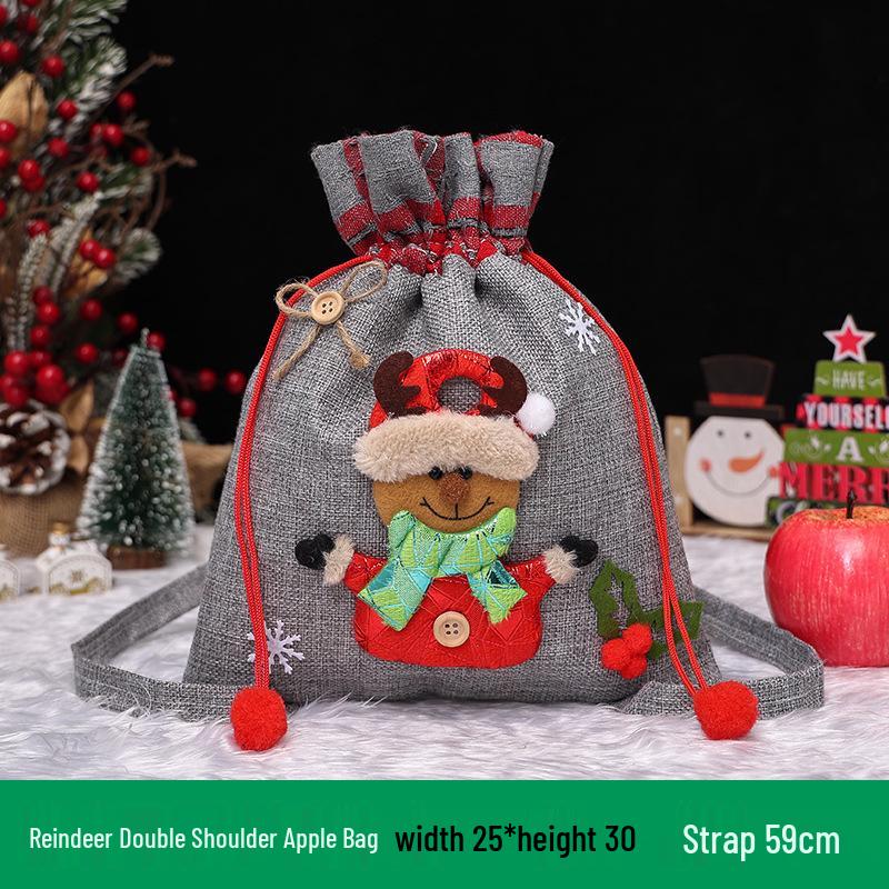Christmas Eve Apple Candy Gift Tote & Packaging Bag