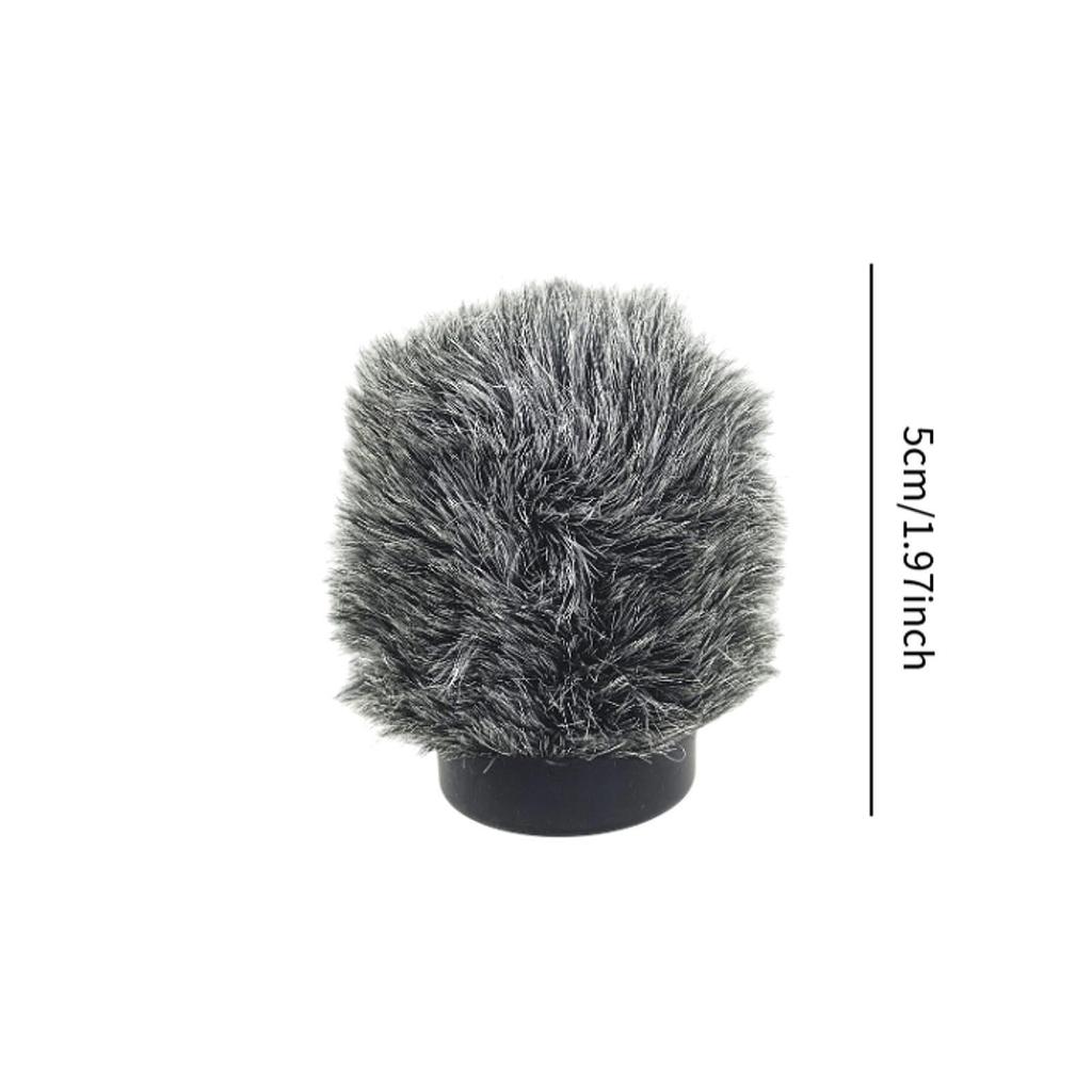 TWTCZOZ Microphone Windshield Cover NTG 1 2 3 4 5cm Soft Lightweight Easy-to-Use Wind Jammer