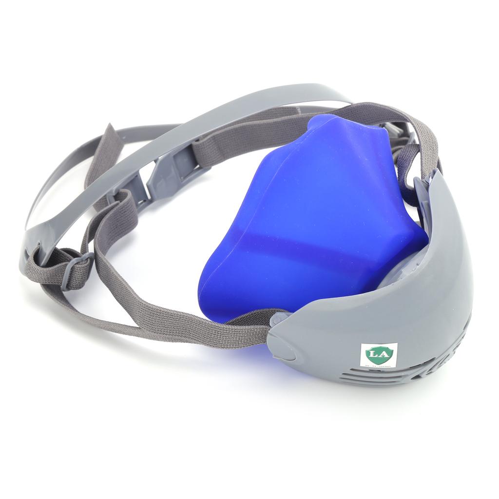 Halvansiktsmask Återanvändbar Bekväm Partikelskyddad Dammavvisande Silikongel för Människoskydd