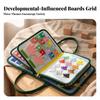 Soft Felt Learning Busy Board | Fine Motor Skills Development, Portable unfolds Design Style 1