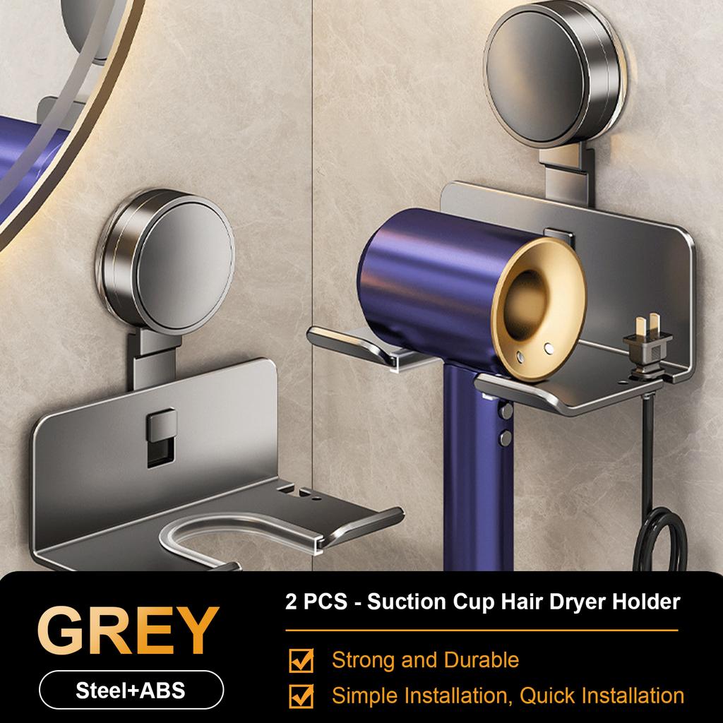 Hair Dryer Holder Wall Dryer Cradle Straightener Stand Hairdryer Organizer Box Toilet Blower Holder Shelf Bathroom Accessories