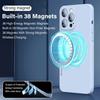 Pour Magsafe Chargement sans fil magnétique Coque de téléphone en silicone liquide Pour iPhone 16 Pro Max 11 12 13 14 15 Pro Max Coque arrière souple