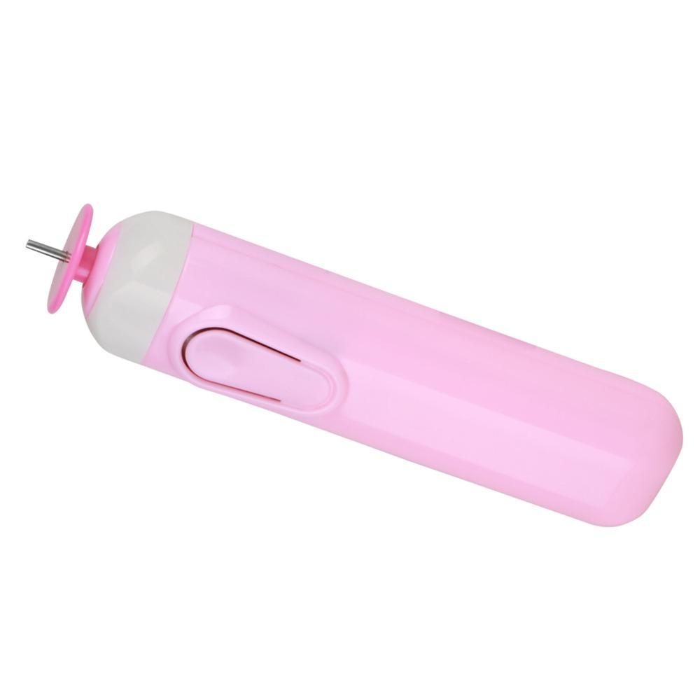 Tools Plastic Electric Quilling Pen Lightweight Automated Electric Slotted Tool Pink Blue Paper Crafts Tool Paper Rolling Crafts