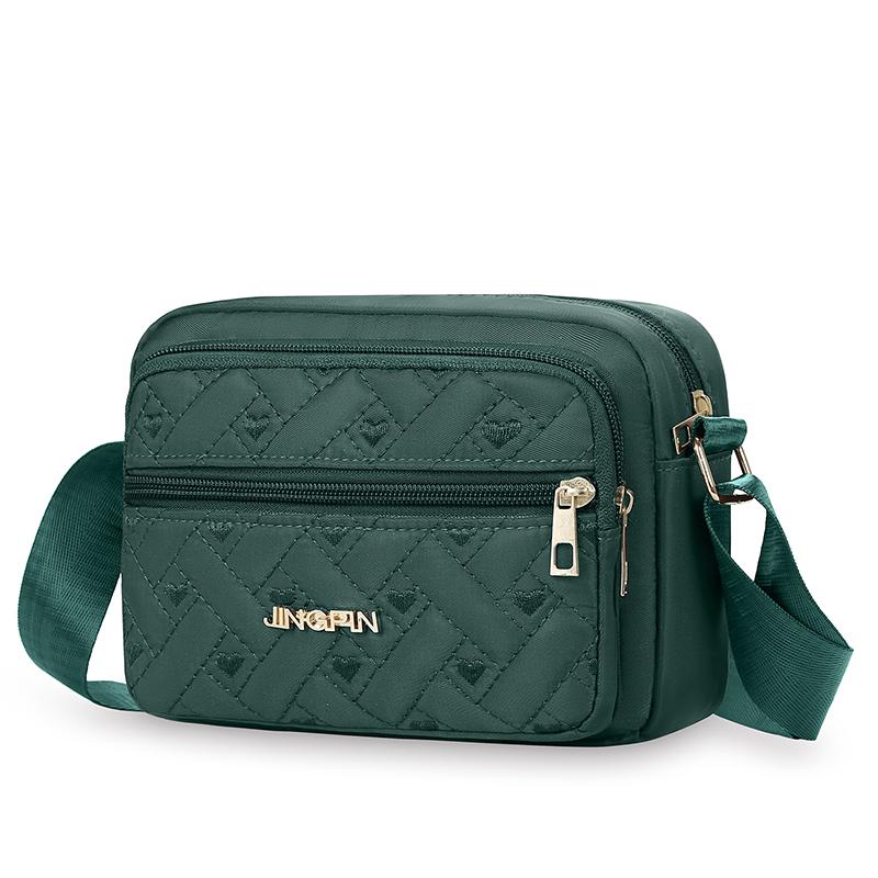 

Оксфордская водонепроницаемая наплечная сумка Большой вместимости Повседневная сумка через плечо Многофункциональная женская сумка для покупок Сумка-мессенджер зелёный