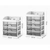 Cosmetic Storage Box, Desktop Separation And Arrangement Storage Cabinet, Skin Care Accessories Multi-Function Locker
