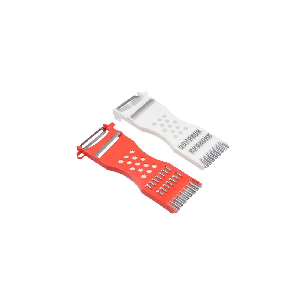 Multifunctional Easy To Clean Plastic Kitchen Mashing Potato Carrot Grater Potato Peeler Cucumber Slicer Vegetable Cutter