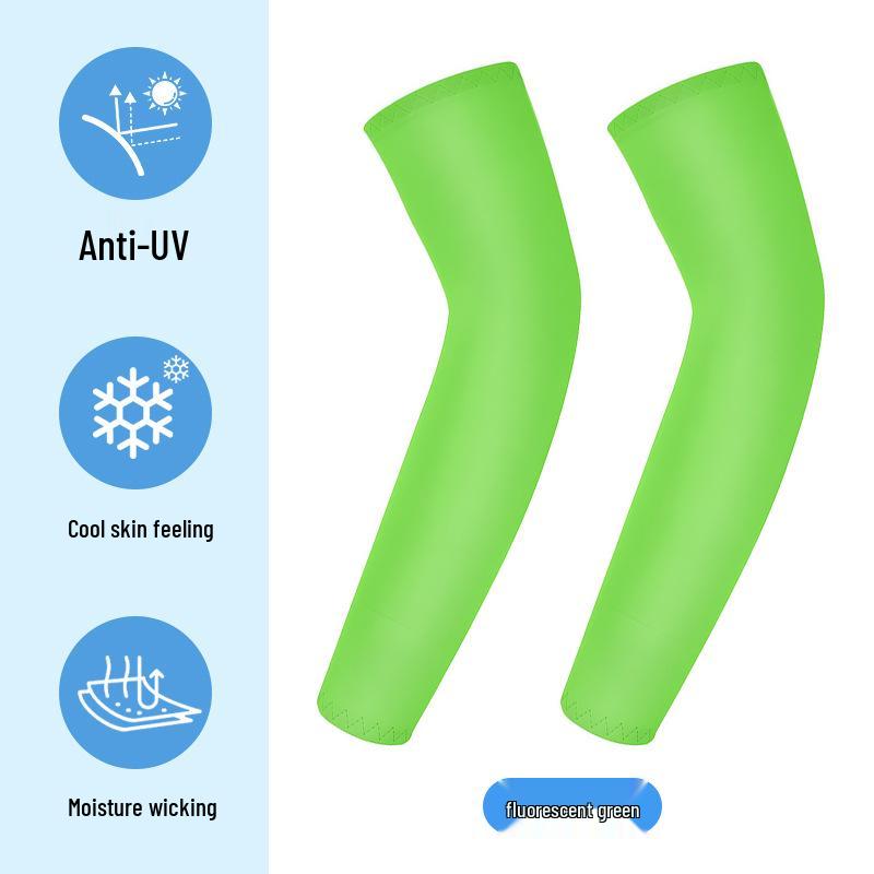 Dünne Anti-Pilling UV-Schutz Radsport-Armlinge für Kinder - Outdoor Eisseide Sonnenschutz-Ärmel