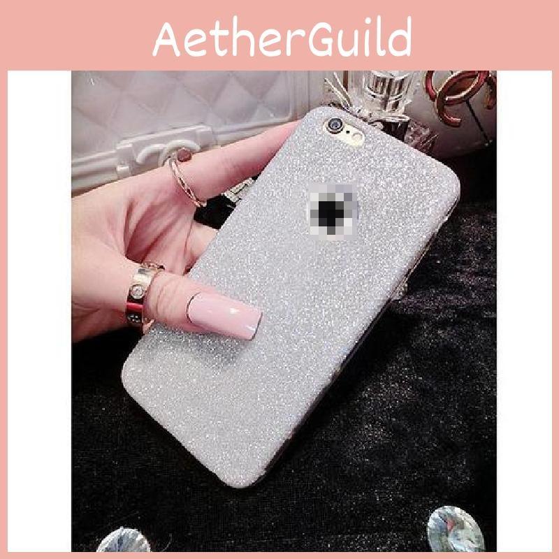 Glitter Silicone Clear Tpu Mobile Phone Cases For Iphone 5 5s 6 6s 6plus 7plus 7