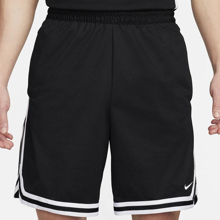 Nike Striped Colorblock Loose Comfort Straight Basketball Pants Men Bottoms Black FN2652-010