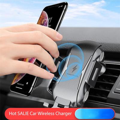 Ασύρματος Φορτιστής Τηλεφώνου Αυτοκινήτου Γρήγορης Φόρτισης Για iPhone X XS Max 8Plus Samsung S10 Lite S8 S9