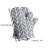 2pcs Heat-insulating Gloves Anti-scald Microwave Gloves High Temperature Resistant Kitchen Baking Oven Gloves