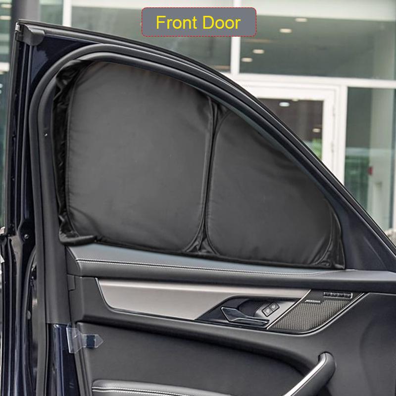 Car Black Window Privacy Sunshade For JAGUAR F-PACE 2016-Present Auto Anti-UV Heat Insulation Protect Cover Interior Accessory