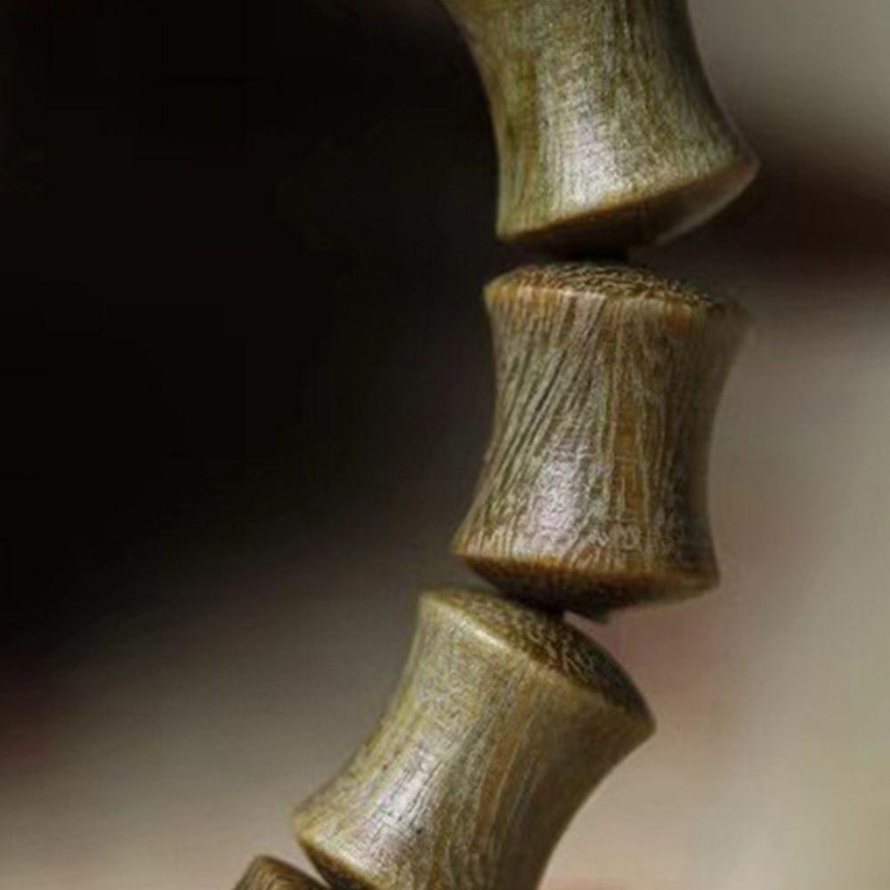 Women Jewelry Accessories Rosary Decoration Bracelet Green Sandalwood Hand Rings Evernight Bracelet