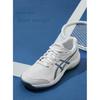 New Asics Gel Game 9 Slip Resistant, Abrasion Resistant, Breathable Low Top Kids' Training Shoes White Blue Teenagers 1044A052-101