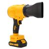 Cordless Leaf Blower 2000mAh Battery Lightweight Handheld Turbo Blower with Detachable Air Nozzle 2 Speed for Lawn