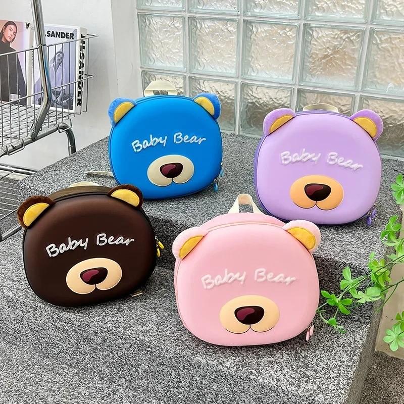 Backpack Eggshell Eva Appearance Design Of Little Bear For School And Daily Use