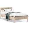 Vidaxl Bed Frame Without Mattress, 75X190 Cm, Solid Pine Wood