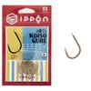 IPPON (1) Small Iso Grey Krill Coated Fishing Hooks, Made In Japan, Value Pack (Size 6 40 Hooks)