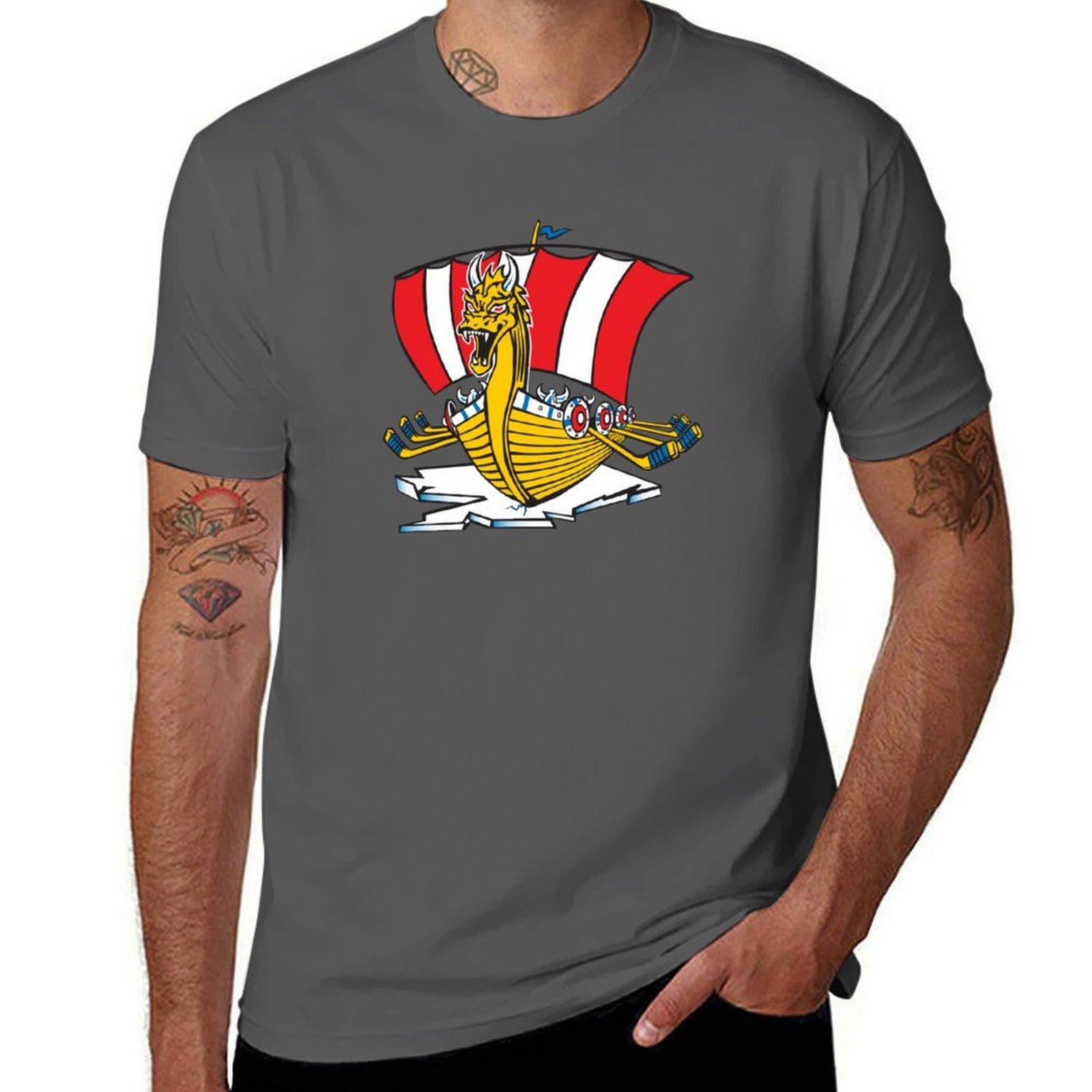 

Baie Comeau Drakkar-club T-Shirt graphic t shirts for man man t shirt heavy cotton man t shirt cotton high quality T-Shirt 4XL