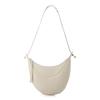 Half-moon cord handle shoulder bag