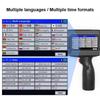 25.4mm 24 Languages Digital Automatic Coding Machine Portable Label Machine Handheld Inkjet Date Printer