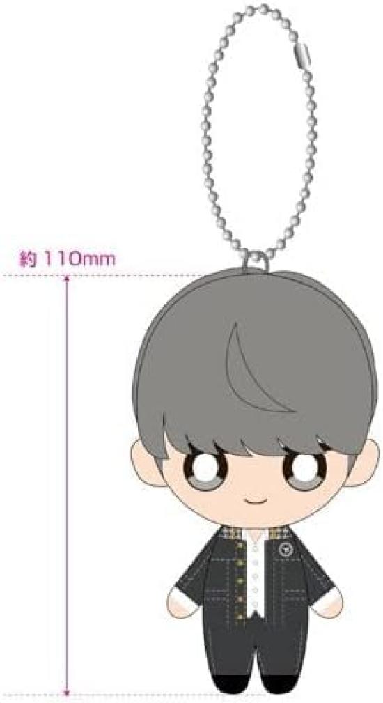 Persona 4 Protagonist Yu Narukami Plush Keychain P4 Persona 25th Anniversary PERSONA 4