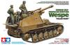 Tamiya 1/35 Military Miniature Series No. 358 German Self-Propelled Howitzer Wespe, Italian Front, Plastic Model Kit 35358