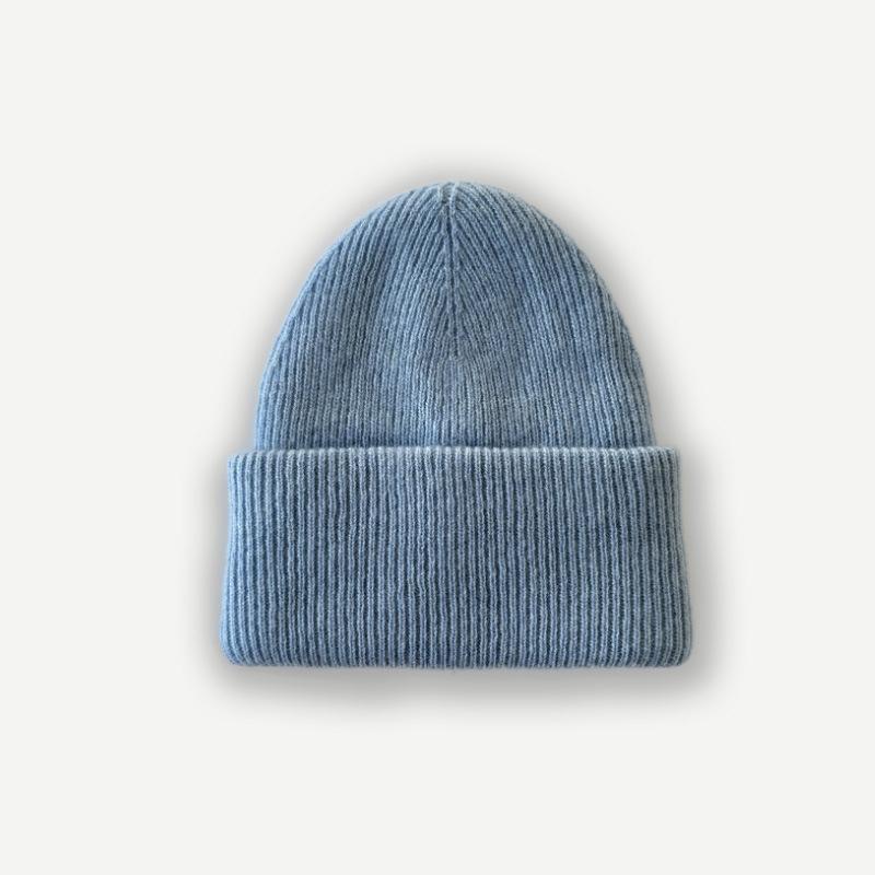 Winter Warm Beanies Casual Thread Hip Hop Hat Adult Women 100% Wool Knitted Skull Cap Gorro Ski Caps Cold Proof Beanies