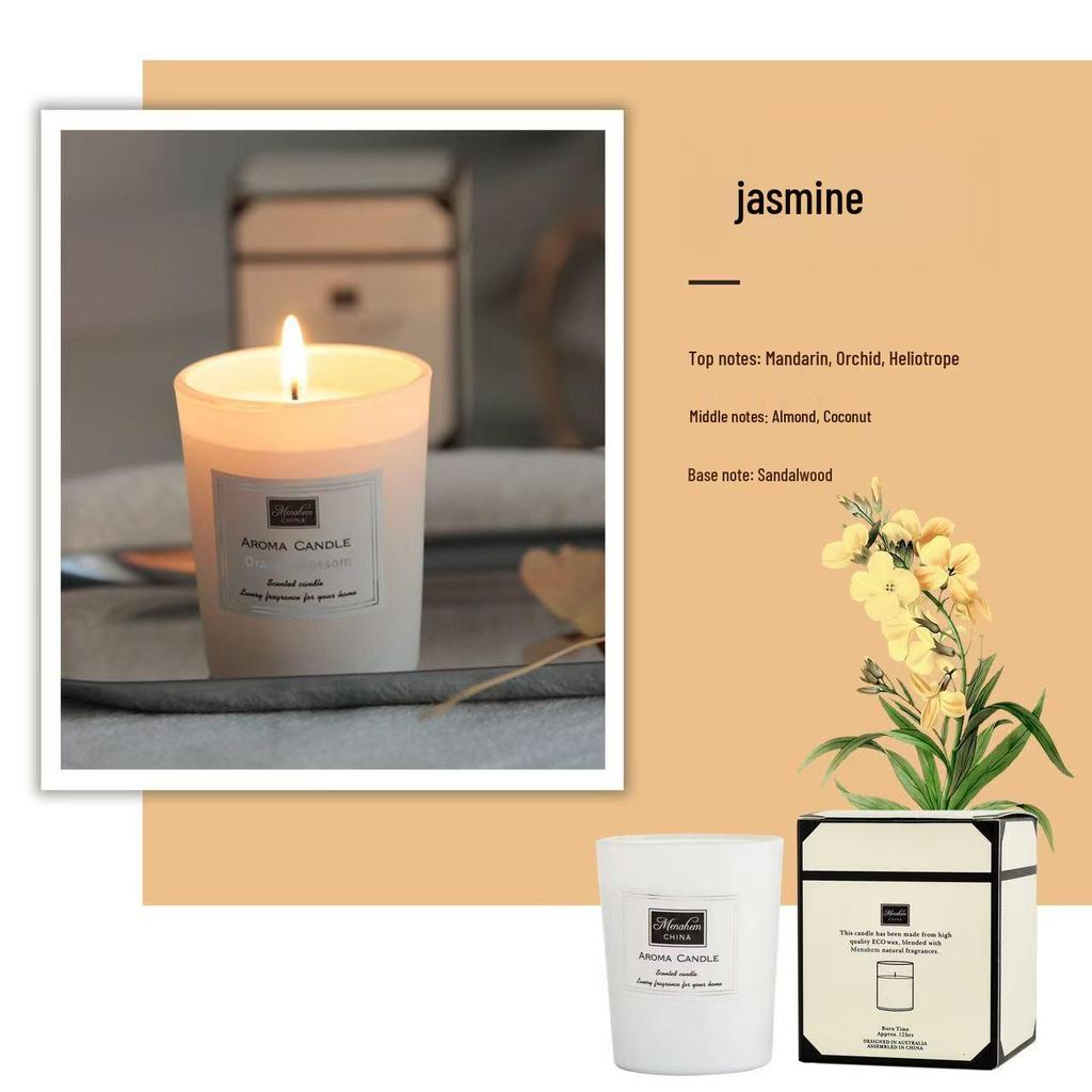 Aroma Candle Incense: Calming, Sleep-Aiding Essential Oil Gift Box for Bedrooms