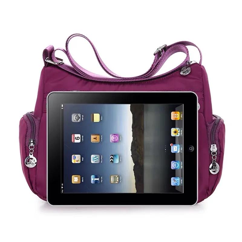 Women Cossbody Bag Waterproof Shoulder Bag Tote Casual Nylon Purse Handbag RFID Lightweight Messenger Bag