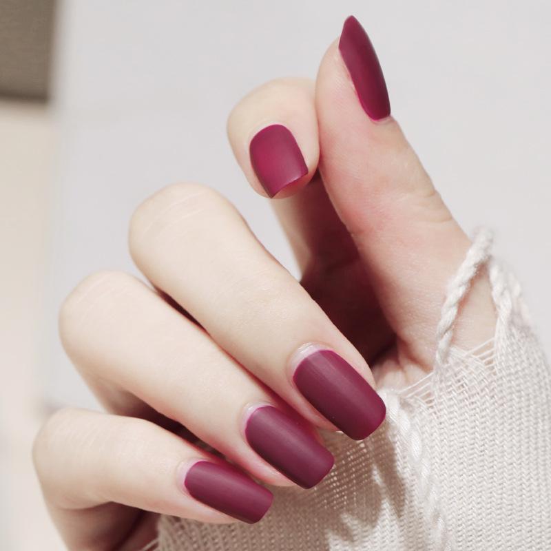 Fog Matte Nail Polish Lasting Non Peelable Scrub Colorless Transparent Bake Free Nail Enamel