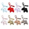 Sturdy Plastic Keychain Decorated With Cute Horse Images Stylish Bag Charm Perfect For Gifting Or Self Use